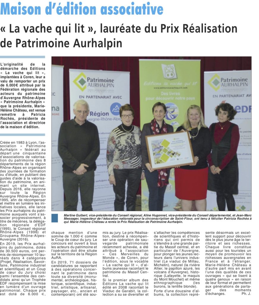 La dépêche d'Auvergne vendredi 27 décembre 2019