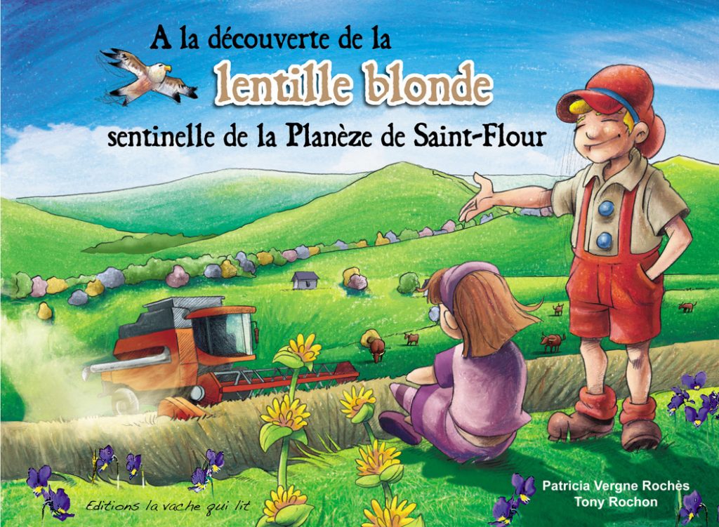 Couverture livre à la découverte de la lentille blonde
