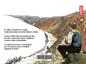 Dos de couverture de l'album jeunesse Garabit, le veritable chef d'oeuvre de gustave eiffel